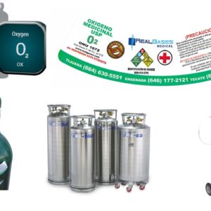 Oxígeno Medicinal  Grado USP Cilindro Portátil, Tradicional  o Dewar (CGA -540)